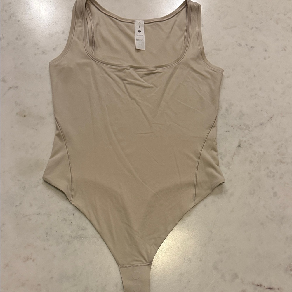 Lululemon Athletica Cream Sleeveless Top